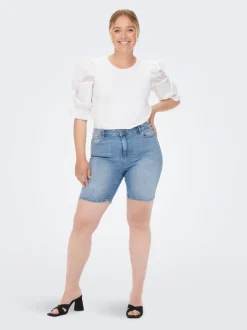 CARLAOLA Skinny Fit Jeans-Shorts