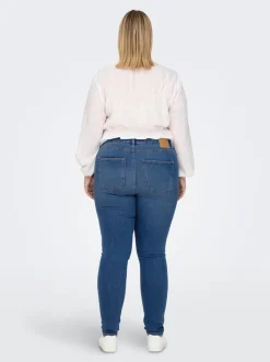CARLUNA Hohe Taille Skinny Fit Jeans