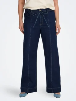 CARMADISON Hohe Taille Weiter Beinschnitt Jeans