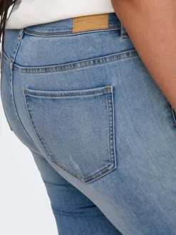 CARMAYA Hohe Taille Flared Jeans