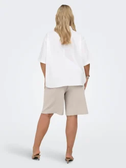 CARMIA Hohe Taille Normal geschnitten Shorts