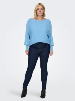 CARMILA-IRIS Hohe Taille Skinny Fit Knöchellang Jeans
