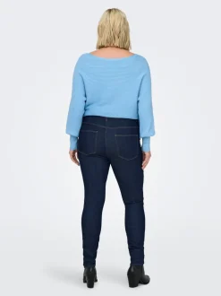 CARMILA-IRIS Hohe Taille Skinny Fit Knöchellang Jeans