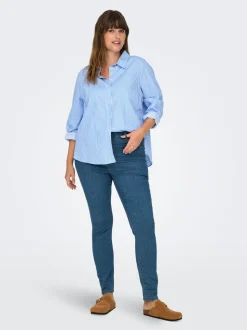 CARMILA-IRIS Hohe Taille Skinny Fit Knöchellang Jeans