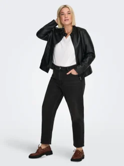 CARROBBER Kunstleder Jacke