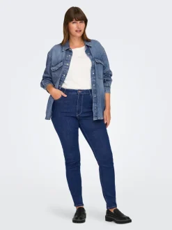 CARROSE Hohe Taille Skinny Fit Jeans