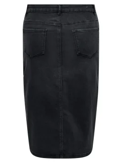 CARROSE Denim Jeansrock Midirock