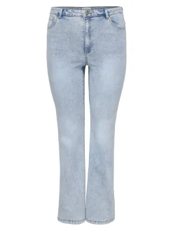 CARROSE Hohe Taille Retro-Fit, ausgestellt Jeans