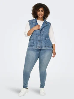 CARROSE Hohe Taille Skinny Fit Jeans