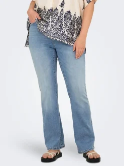 CARSALLY Hohe Taille Flared Jeans