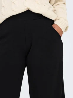 CARSANIA Normal geschnitten Hose mit weitem Beinschnitt