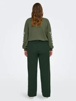 CARSANIA Normal geschnitten Hose mit weitem Beinschnitt
