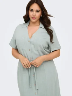 CARSIESTA Leinen Langes Kleid