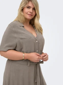 CARSIESTA Leinen Langes Kleid
