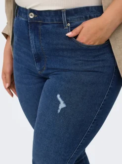 CARSNOW Hohe Taille Skinny Fit Jeans