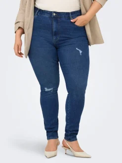 CARSNOW Hohe Taille Skinny Fit Jeans
