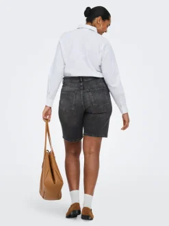 CARSONNY Hohe Taille Normal geschnitten Jeans-Shorts