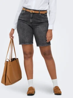 CARSONNY Hohe Taille Normal geschnitten Jeans-Shorts