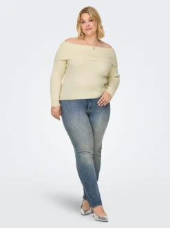 CARSUI Hohe Taille Slim Fit Jeans
