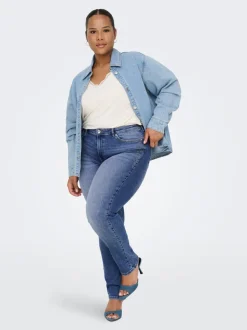 CARSUI Mittlere Taille Slim Fit Jeans