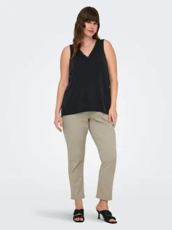 CARSURA Normal geschnitten Chino Hose
