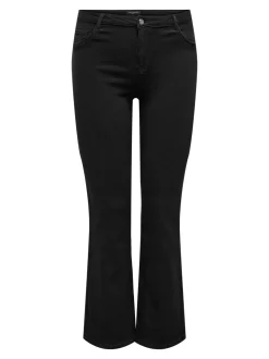 CARTHUNDER Mittlere Taille Flared Jeans