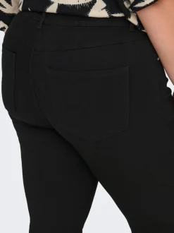 CARTHUNDER Mittlere Taille Flared Jeans