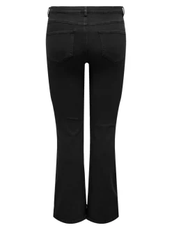 CARTHUNDER Mittlere Taille Flared Jeans