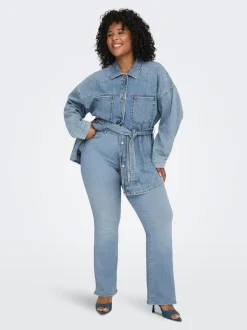 CARTHUNDER Mittlere Taille Skinny Fit Jeans