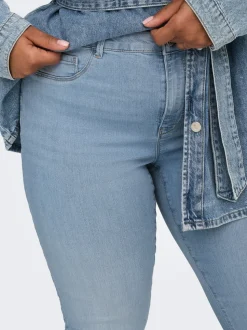 CARTHUNDER Mittlere Taille Skinny Fit Jeans
