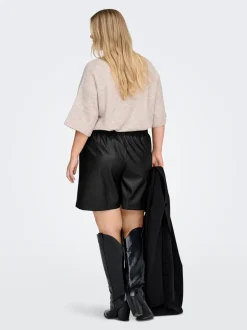 CARTILA Normal geschnitten Shorts aus Kunstleder