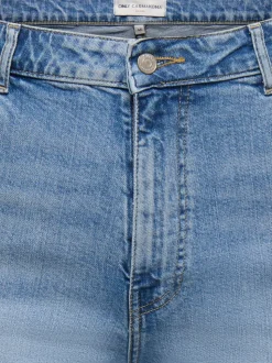 CARTOKYO Hohe Taille Normal geschnitten Jeans-Shorts