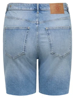 CARTOKYO Hohe Taille Normal geschnitten Jeans-Shorts