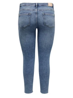 CARWILLY Mittlere Taille Skinny Fit Knöchellang Jeans