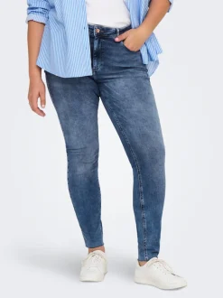 CARWILLY Mittlere Taille Skinny Fit Knöchellang Jeans