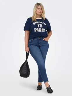 CARWILLY Skinny Fit Knöchellang Jeans