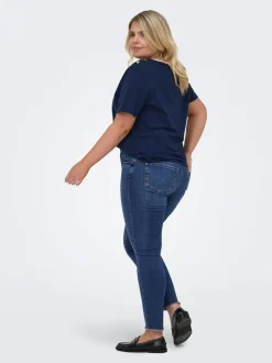 CARWILLY Skinny Fit Knöchellang Jeans
