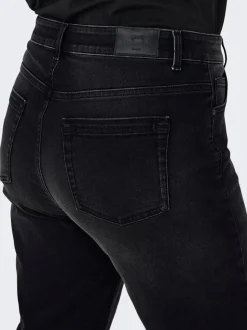 CARWILLY Hohe Taille Gerade geschnitten Jeans