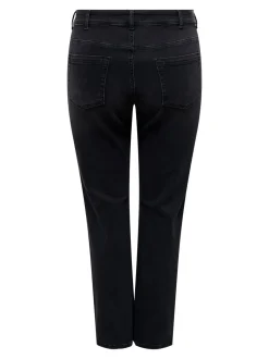 CARWILLY Hohe Taille Gerade geschnitten Jeans