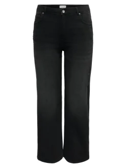 CARWILLY Hohe Taille Weiter Beinschnitt Jeans