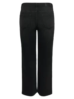 CARWILLY Hohe Taille Weiter Beinschnitt Jeans