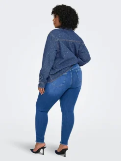 CARWILLY Mid Rise Skinny Fit Jeans