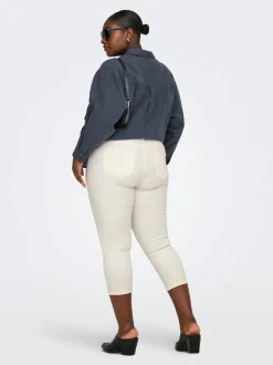 CARWILLY Mittlere Taille capri Skinny Fit Jeans