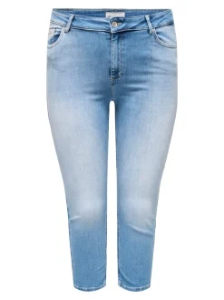 CARWILLY Mittlere Taille capri Skinny Fit Jeans
