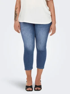 CARWILLY Mittlere Taille capri Skinny Fit Jeans