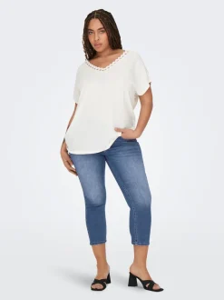 CARWILLY Mittlere Taille capri Skinny Fit Jeans