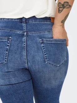 CARWILLY Mittlere Taille capri Skinny Fit Jeans