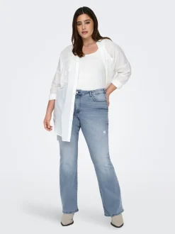 CARWILLY Mittlere Taille Flared Jeans