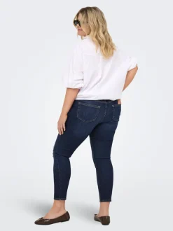 CARWILLY Mittlere Taille Skinny Fit Knöchellang Jeans