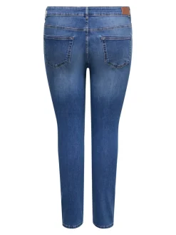 CARWILLY Mittlere Taille Skinny Fit Knöchellang Jeans